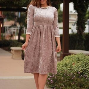Victoria velvet dress
